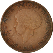 Coin, Luxembourg, Charlotte, 10 Centimes, 1930, VF(30-35), Bronze, KM:41