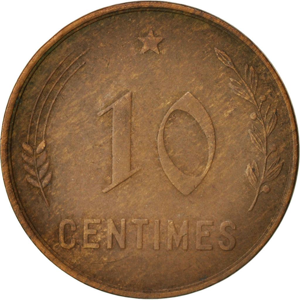 Coin, Luxembourg, Charlotte, 10 Centimes, 1930, EF(40-45), Bronze, KM:41