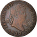 Spain, Ferdinand VII, 4 maravedis, 1833, Segovia, VF(30-35), Copper, KM:489.2