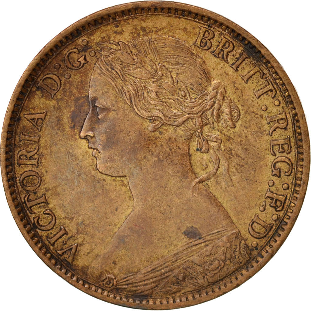 Munten, Groot Bretagne, Victoria, Farthing, 1860, ZF+, Bronze, KM:747.1