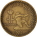 Monaco, Louis II, Franc, 1924, EF(40-45), Aluminum-Bronze, KM:111