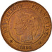 France, Cérès, 2 Centimes, 1895, Paris, AU(55-58), Bronze, KM:827.1