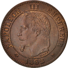 Moneta, Francia, Napoleon III, Napoléon III, 2 Centimes, 1862, Bordeaux, SPL-