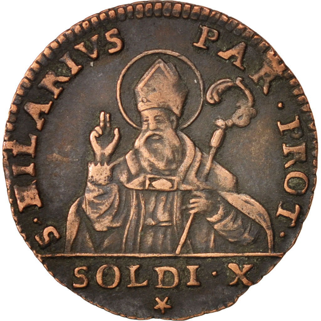 Moneta, STATI ITALIANI, PARMA, Ferdinando di Borbone, 10 Soldi, 1790, Parma, BB