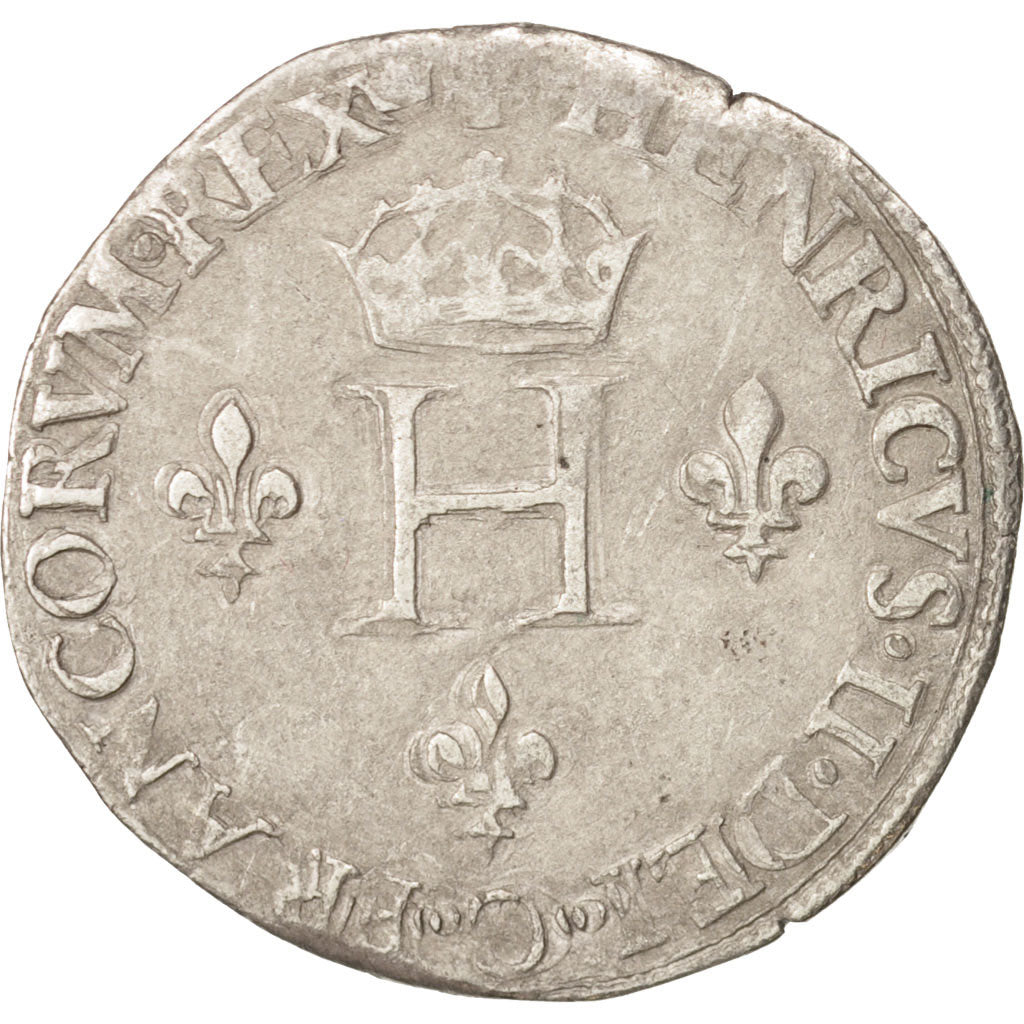 Francia, Gros de Nesle, 1550, Paris, MB+, Argento, Sombart:4456