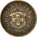 Münze, Schweiz, 5 Rappen, 1874, Bern, SS, Billon, KM:5
