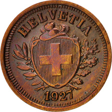 Coin, Switzerland, Rappen, 1927, Bern, AU(55-58), Bronze, KM:3.2