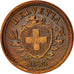 Switzerland, Rappen, 1934, Bern, AU(55-58), Bronze, KM:3.2