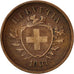 Switzerland, Rappen, 1931, Bern, AU(50-53), Bronze, KM:3.2