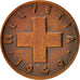 Coin, Switzerland, Rappen, 1949, Bern, AU(55-58), Bronze, KM:46