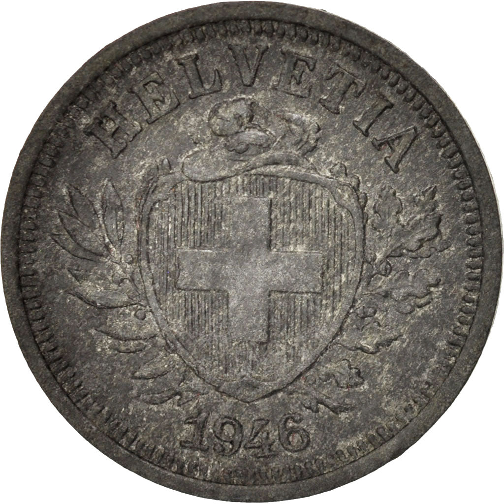 Switzerland, Rappen, 1846, Bern, EF(40-45), Zinc, KM:3a