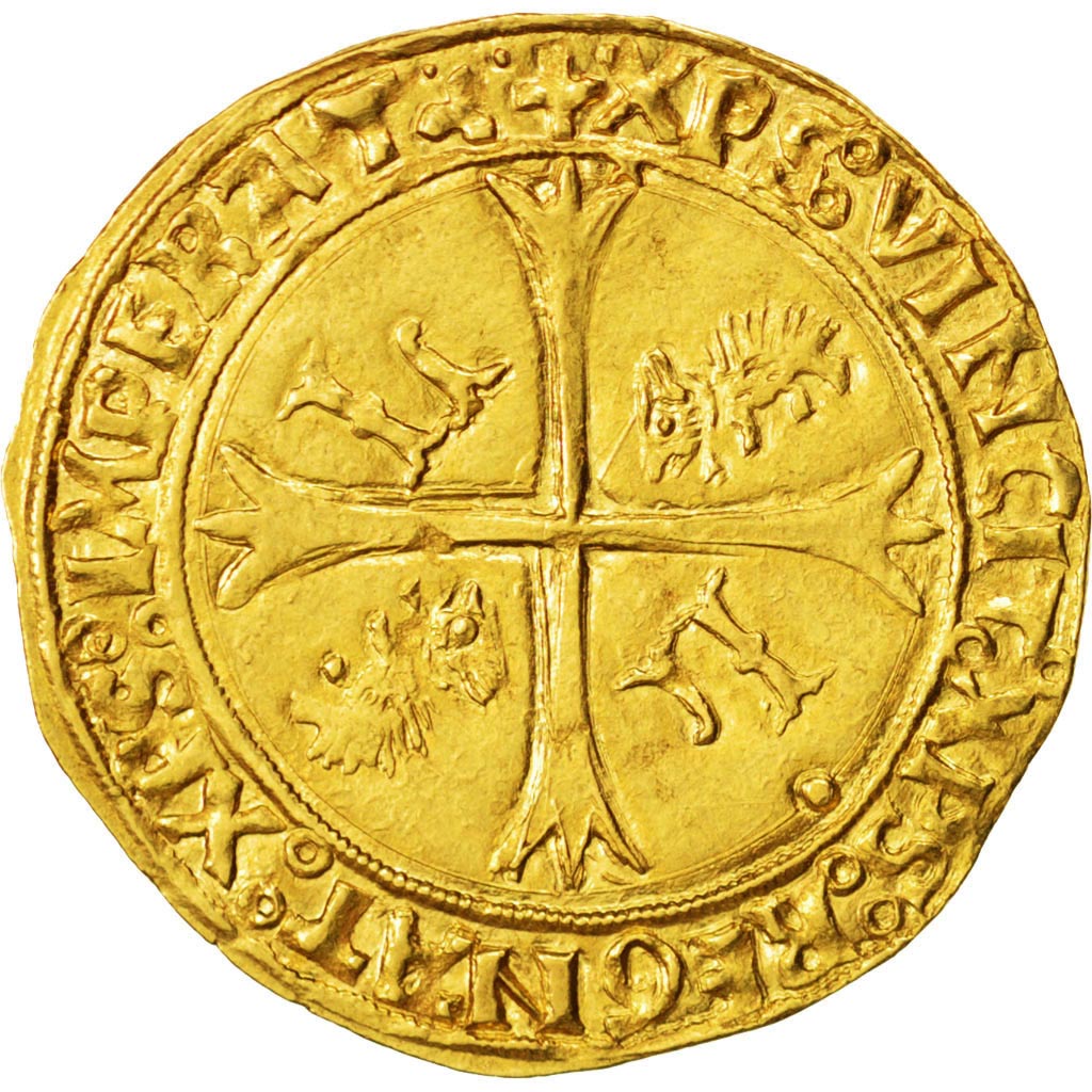 Coin, France, Ecu d'or, Lyons, EF(40-45), Gold, Duplessy:655