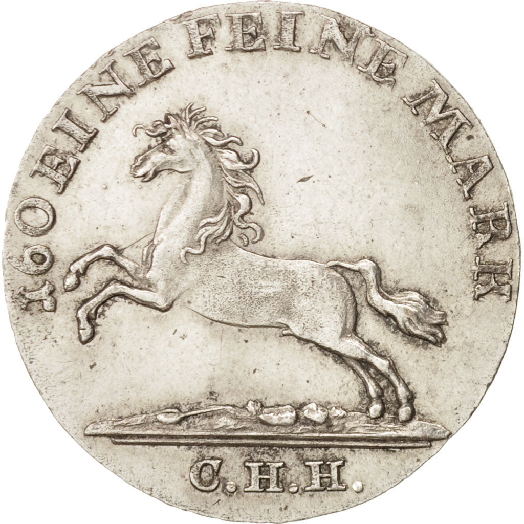 German States, HANNOVER, George III, 3 Mariengroschen, 1817, MS(60-62), Silver