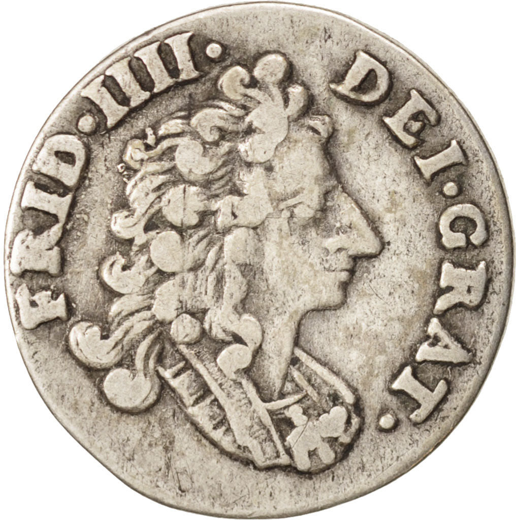 Denmark, Frederik IV, 8 Skilling, 1709, Copenhagen, EF(40-45), Silver, KM:470
