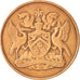 Moneta, TRYNIDAD I TOBAGO, 5 Cents, 1867, Franklin Mint, EF(40-45), Bronze, KM:2