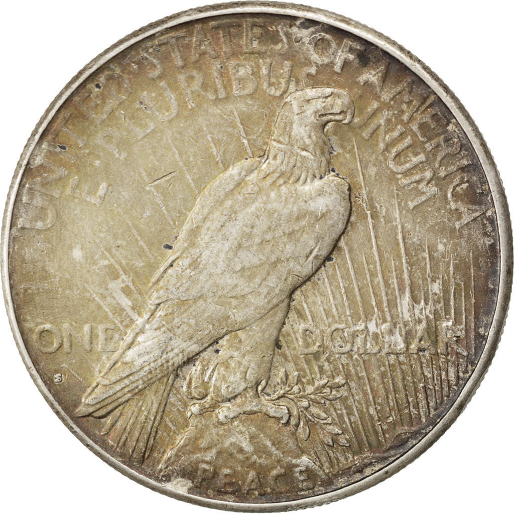 UNITED STATES, Peace Dollar, Dollar, 1928, U.S. Mint, KM #150, AU(50-53),...