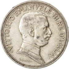 Coin, Italy, Vittorio Emanuele III, 2 Lire, 1916, Rome, EF(40-45), Silver, KM:55