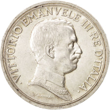 Italie, Vittorio Emanuele III, 2 Lire, 1916, Rome, SUP, Argent, KM:55