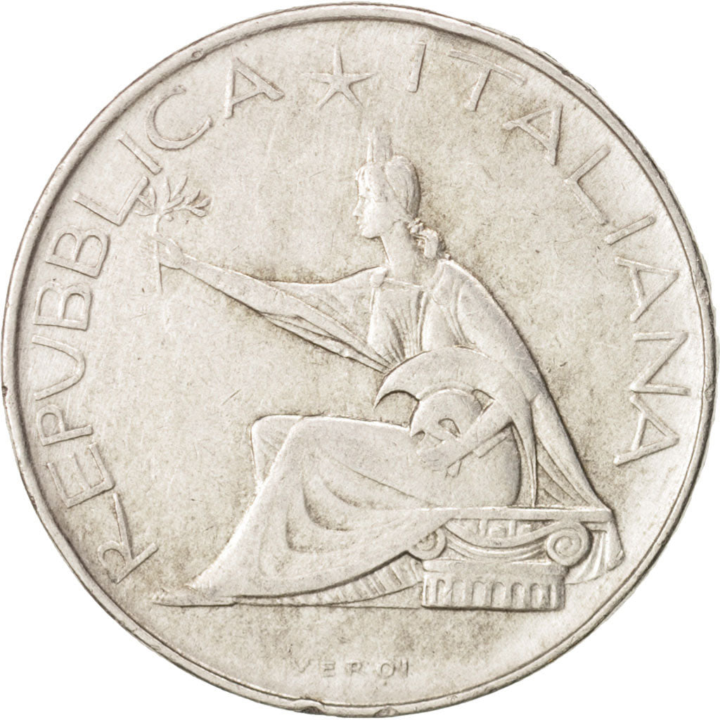 Italia, 500 Lire, 1961, Rome, BB, Argento, KM:98