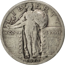 UNITED STATES, Standing Liberty Quarter, Quarter, 1926, U.S. Mint, KM #145,...