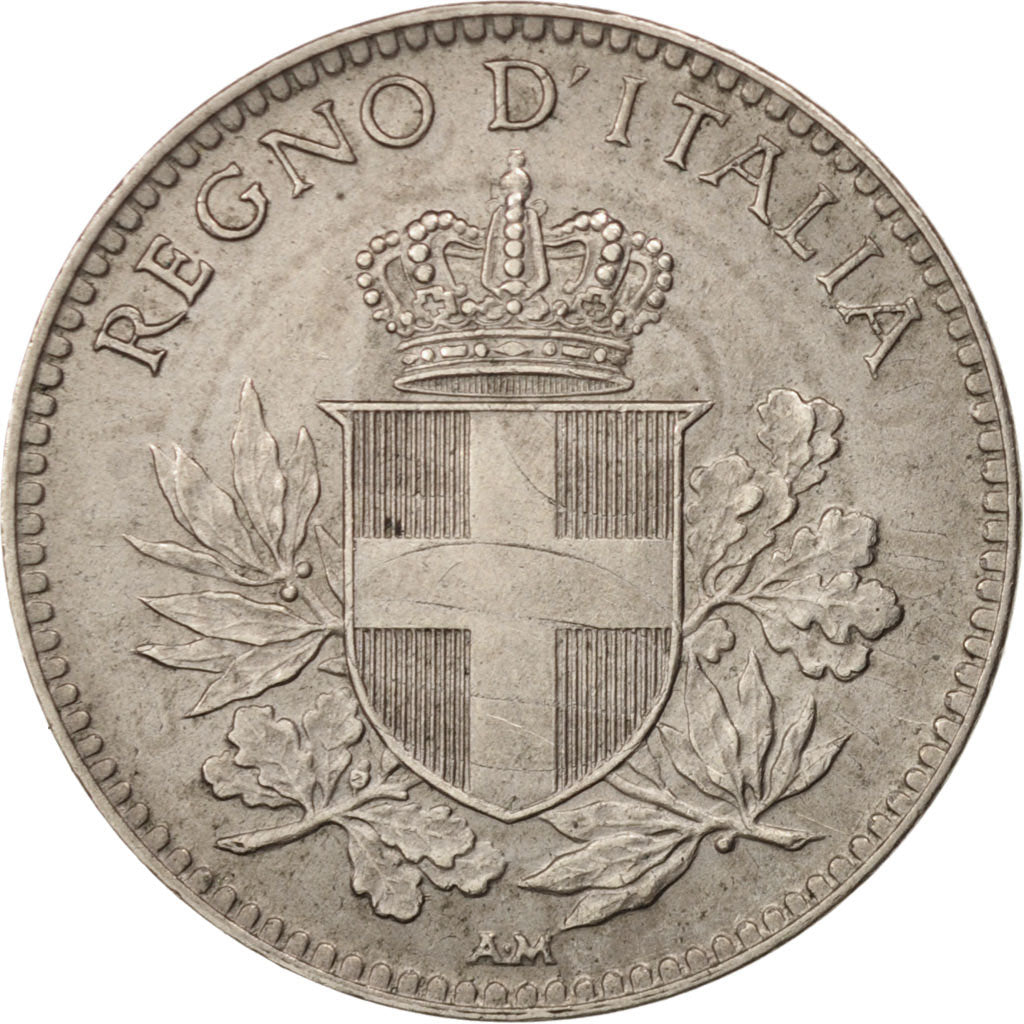Italy, Vittorio Emanuele III, 20 Centesimi, 1918, Rome, AU(50-53)
