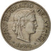 Switzerland, 10 Rappen, 1924, Bern, EF(40-45), Copper-nickel, KM:27