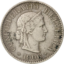 Coin, Switzerland, 5 Rappen, 1906, Bern, VF(30-35), Copper-nickel, KM:26