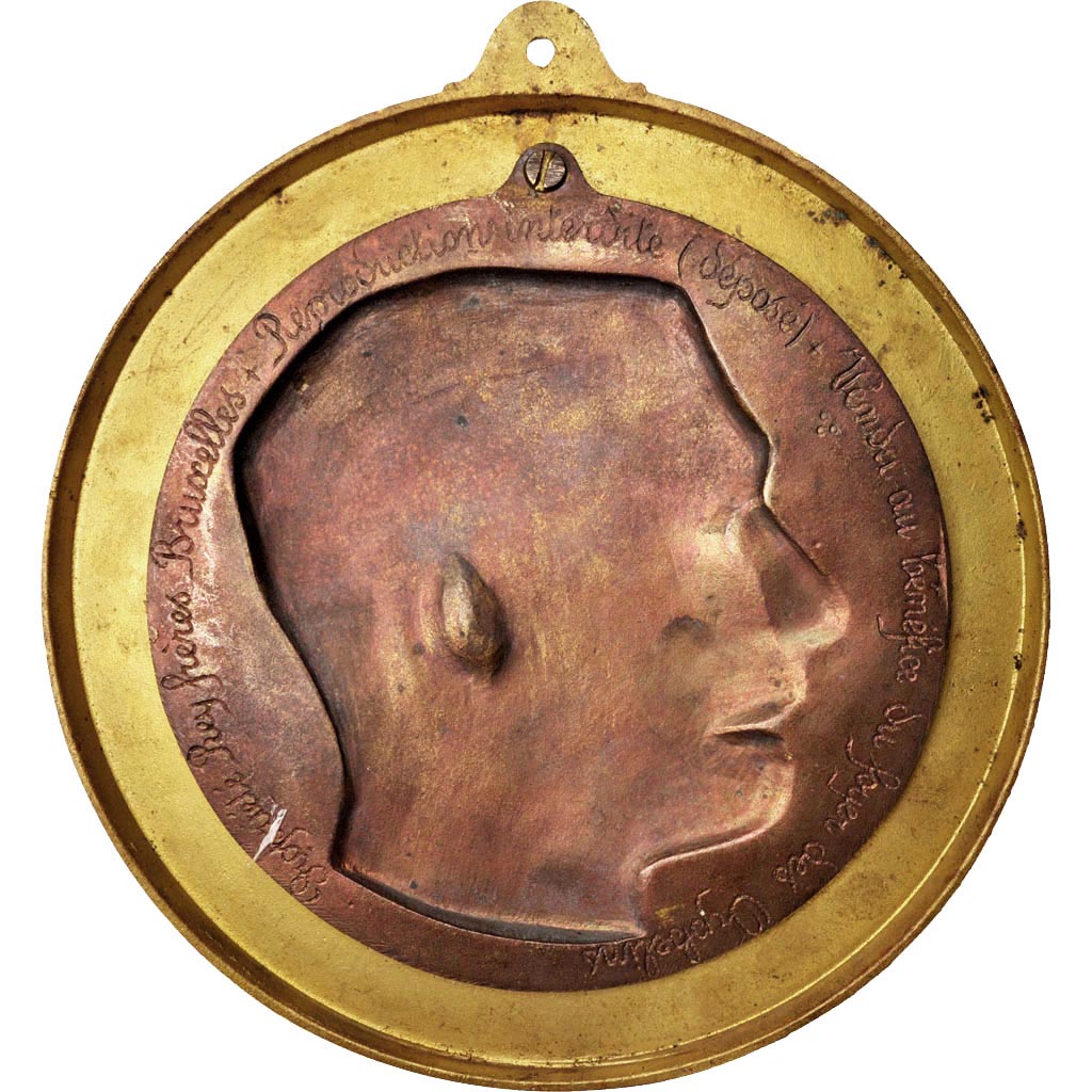 Belgium, Medal, Albert Ier de Belgique, History, 1915, Léon Vogelaar