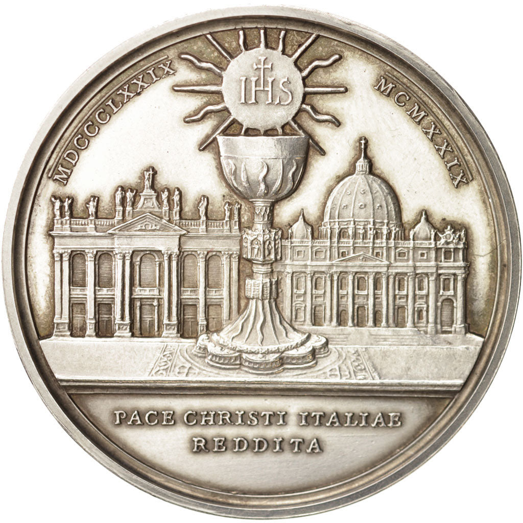 Vatikan, Medal, Pius XI, Concordat between Italy and the Holy see, Religions &