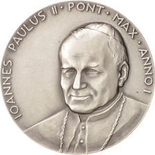 Vatican, Medal, John Paul II, Religions & beliefs, 1978, Vistoli, SUP, Argent