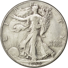 UNITED STATES, Walking Liberty Half Dollar, Half Dollar, 1944, U.S. Mint, KM...