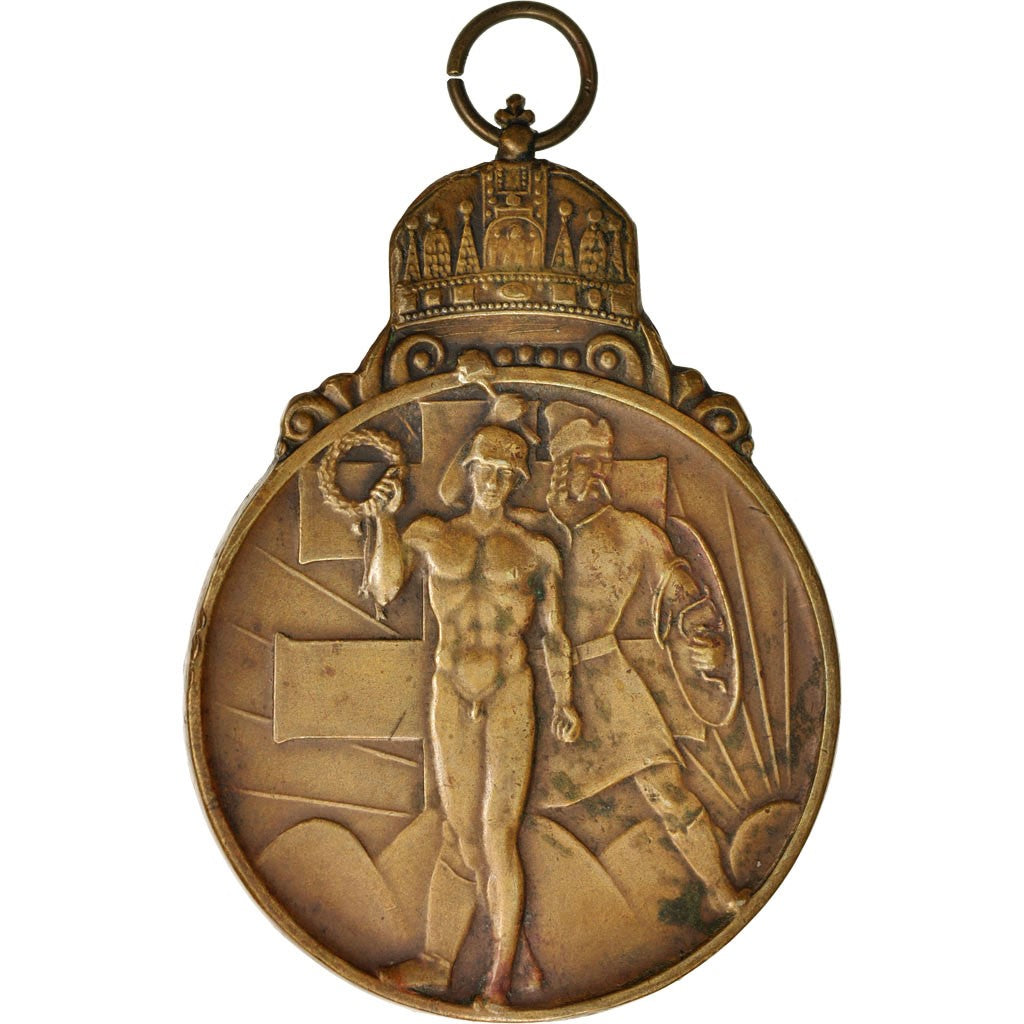 Hongarije, Medal, History, 1932, ZF+, Bronze