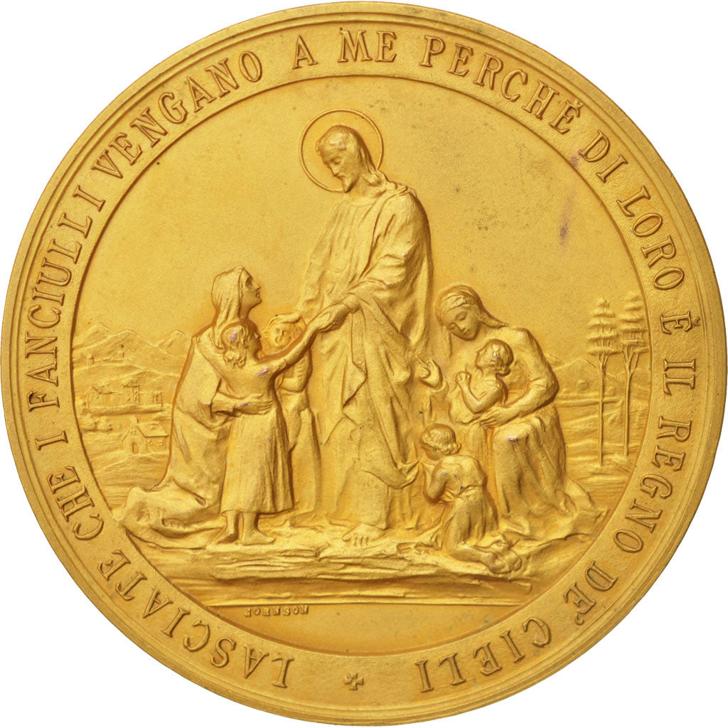 Vatican, Medal, Pius XI, Religions & beliefs, 1922, AU(55-58), Bronze, 47
