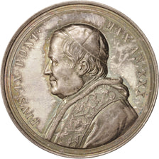 Vaticano, medalla, Pius IX, Construction of the new hospice for the poor