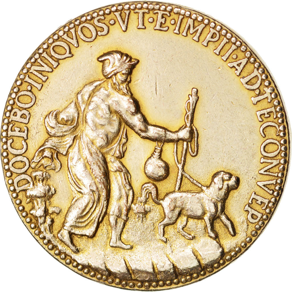 Italia, Medal, Leone Leoni, History, XXth Century, SPL-, Bronzo argentato