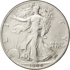 UNITED STATES, Walking Liberty Half Dollar, Half Dollar, 1944, U.S. Mint, KM...