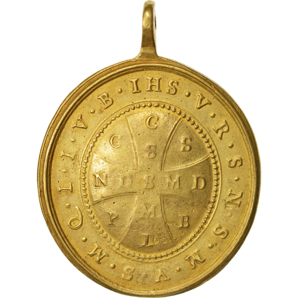 Vatican, Medal, St Benedict, Religions & beliefs, XVIIIth Century, AU(50-53)