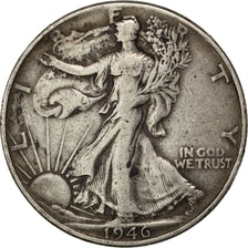 UNITED STATES, Walking Liberty Half Dollar, Half Dollar, 1946, U.S. Mint, KM...