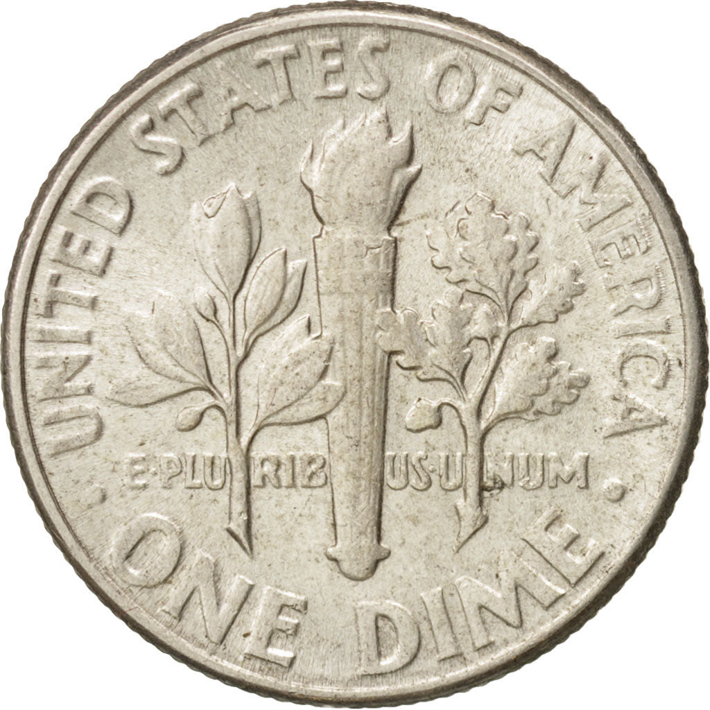 Coin, United States, Roosevelt Dime, Dime, 1956, U.S. Mint, Philadelphia