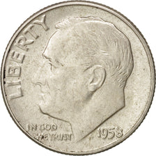 Moneda, Estados Unidos, Roosevelt Dime, Dime, 1958, U.S. Mint, Philadelphia