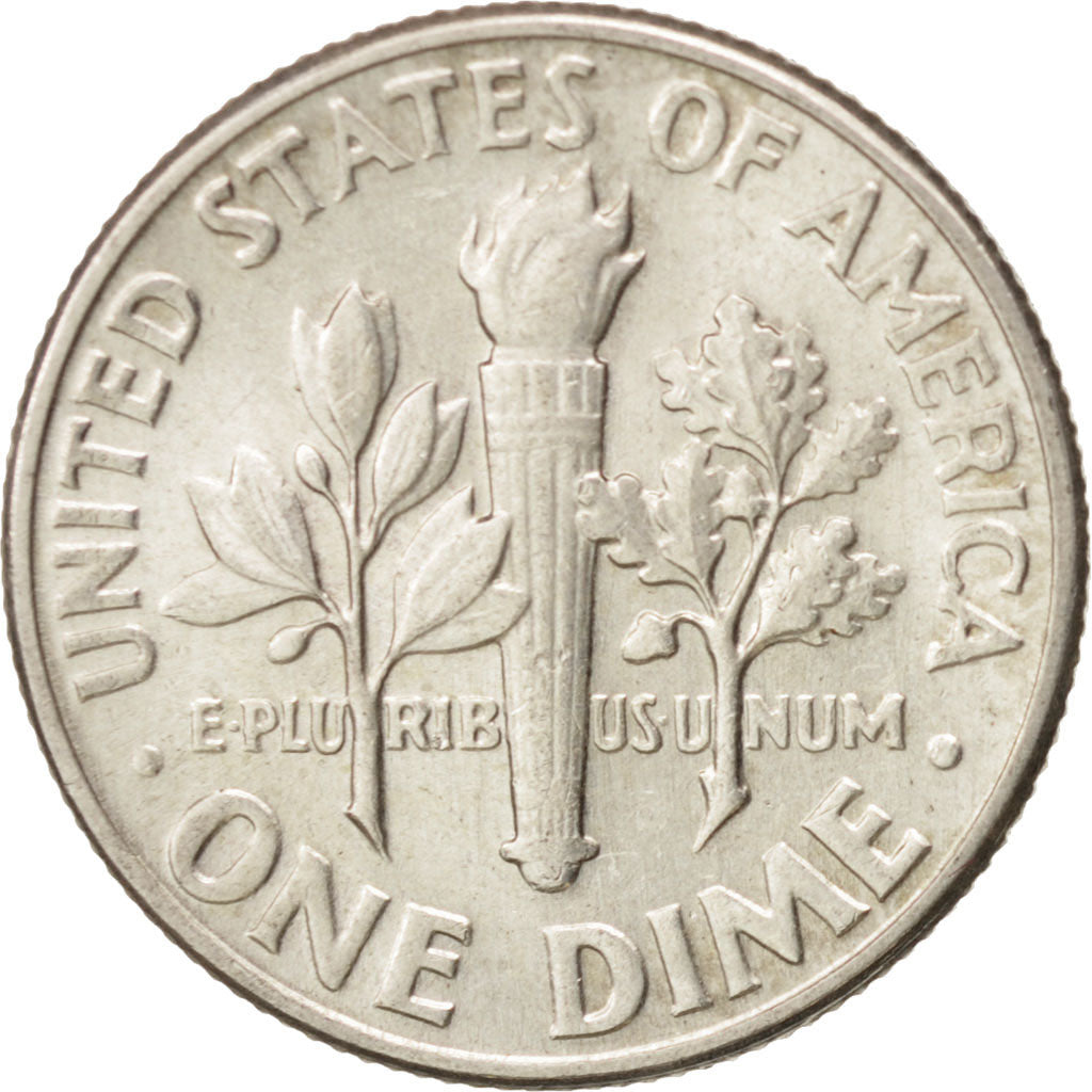 United States, Roosevelt Dime, Dime, 1958, U.S. Mint, Philadelphia, MS(63)
