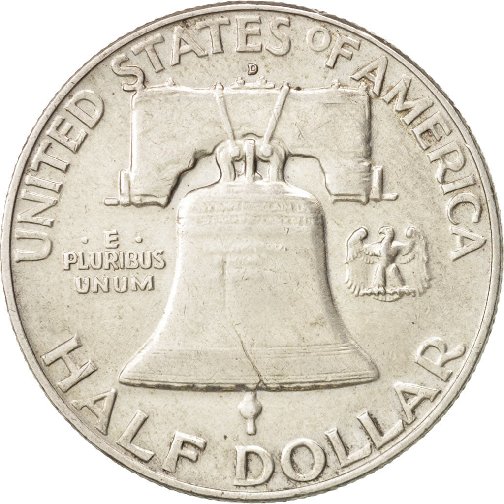 United States, Franklin Half Dollar, Half Dollar, 1958, U.S. Mint, Denver