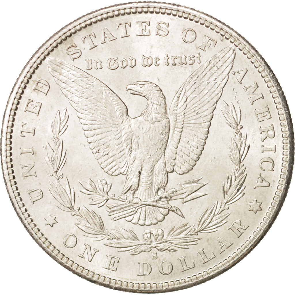 United States, Morgan Dollar, Dollar, 1880, U.S. Mint, San Francisco