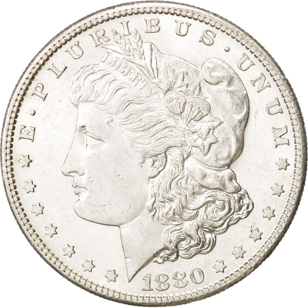 United States, Morgan Dollar, Dollar, 1880, U.S. Mint, San Francisco