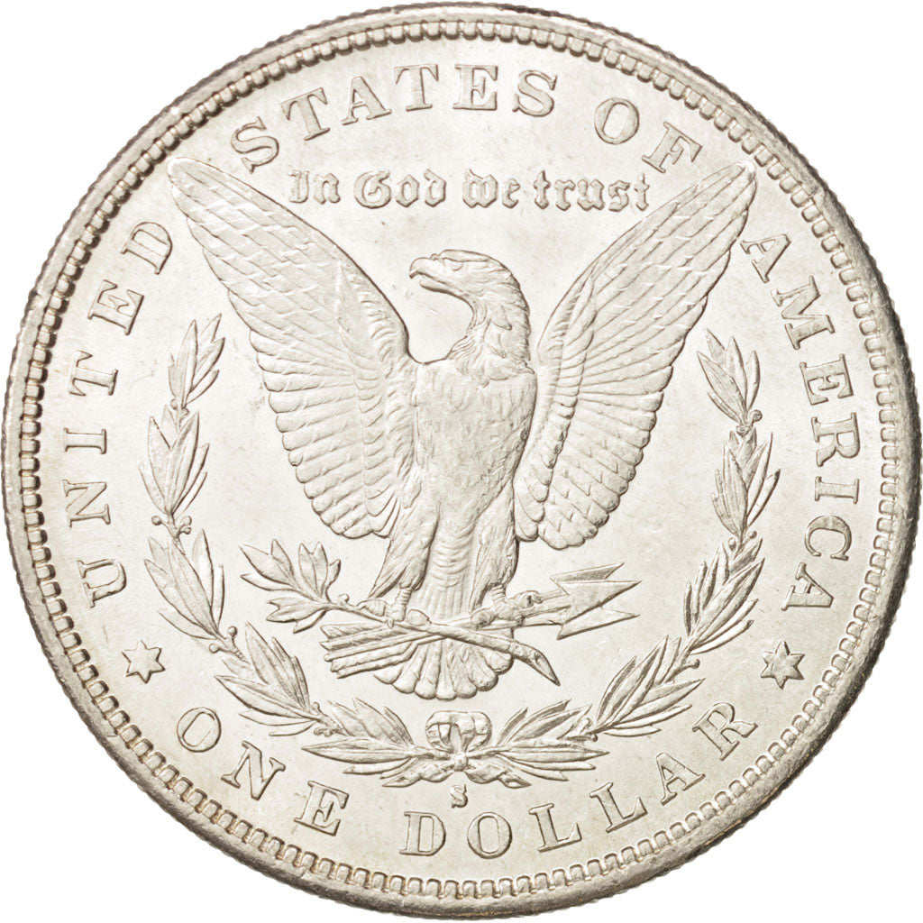 United States, Morgan Dollar, Dollar, 1880, U.S. Mint, San Francisco