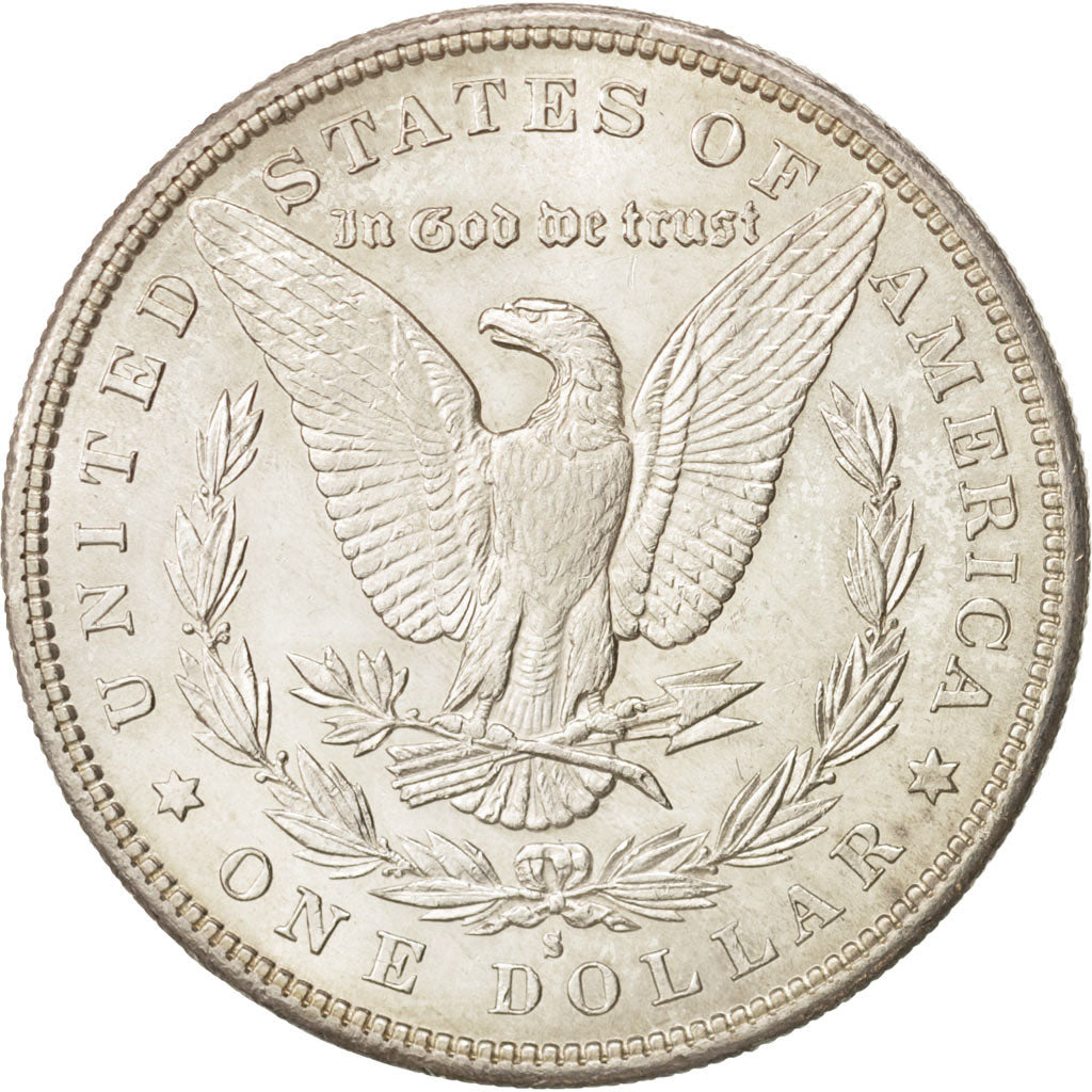 United States, Morgan Dollar, Dollar, 1880, U.S. Mint, San Francisco