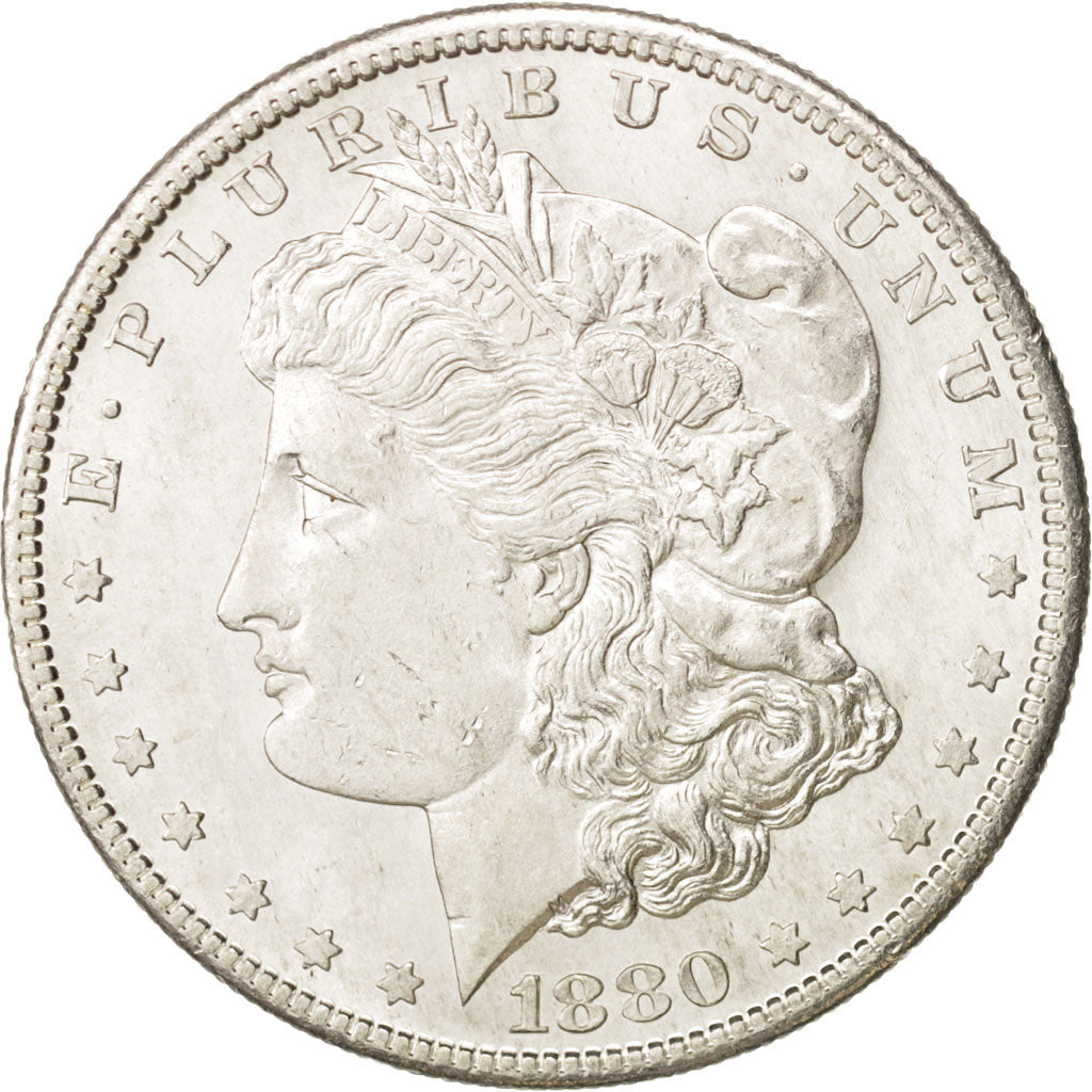 United States, Morgan Dollar, Dollar, 1880, U.S. Mint, San Francisco