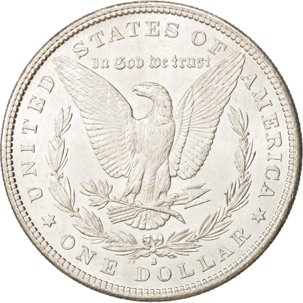 United States, Morgan Dollar, Dollar, 1880, U.S. Mint, San Francisco