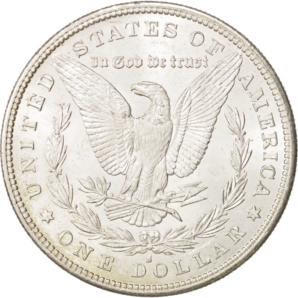 United States, Morgan Dollar, Dollar, 1880, U.S. Mint, San Francisco