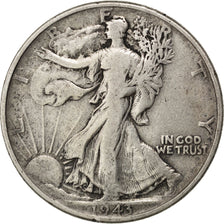 Stati Uniti, Walking Liberty Half Dollar, Half Dollar, 1943, U.S. Mint, Denve...